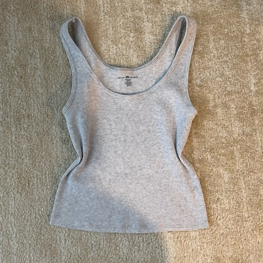 Brandy Melville Women's Gray Tank Top
